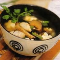miso soup kakap merah jamur shitake